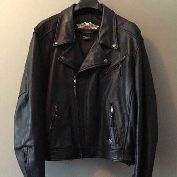 Harley Davidson Independence Leather Jacket 4XL​​​​​​​​​​ - Picture 1 of 6